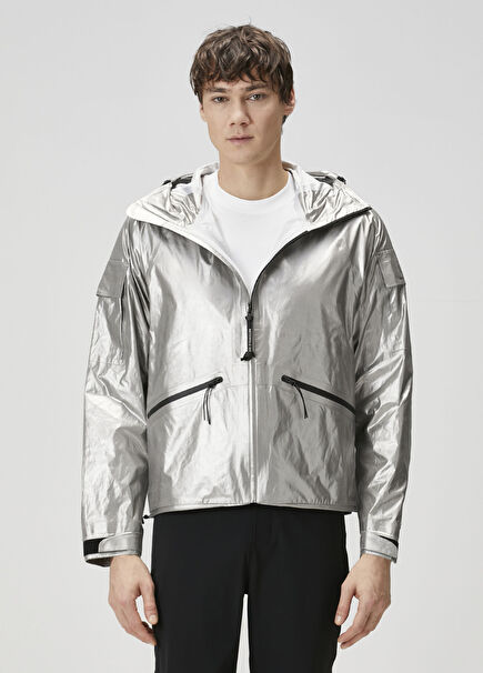 Silver Hooded Coat