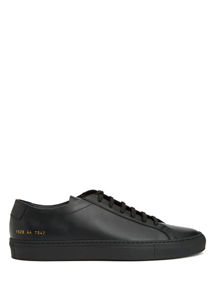 Black Men's Leather Sneakers