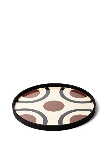 Biarritz Large Colorblocked Deri Tepsi