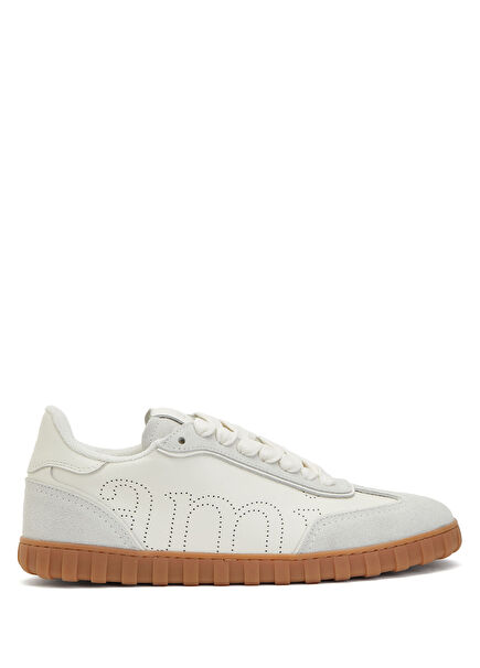 Step Beyaz Kadın Deri Sneaker