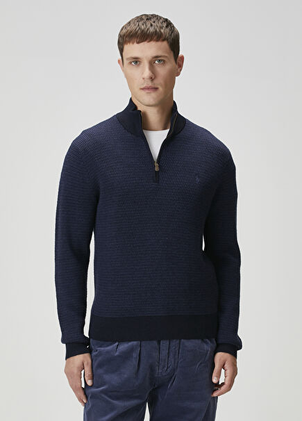 Blue Wool Sweater