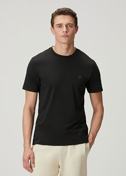 Basic Fit Siyah Cool Active T-shirt