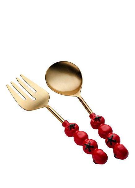Gold Stainless Steel Service Set