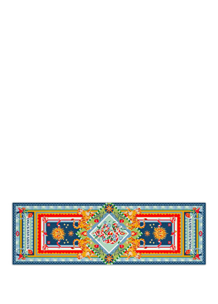 Dolce Far Niente Güneş Desenli Pamuklu ve Polyester Runner 48 x 150 cm