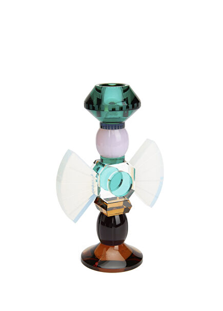 Carmina Çok Renkli Kristal Şamdan