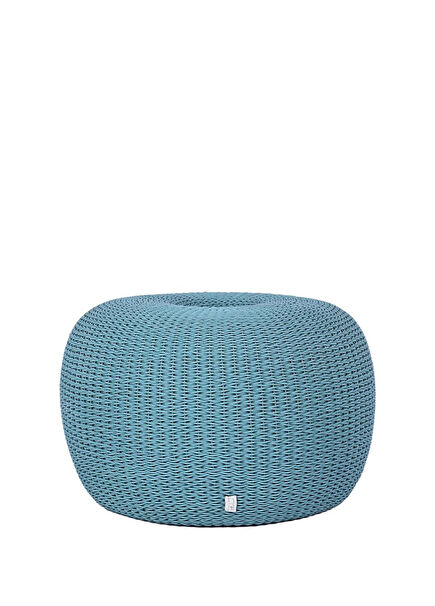 WO Dante Rope Knit Turquoise Garden Cushion