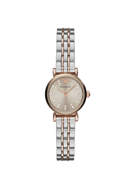 AR1841 Rose Gold Metallic Gray Women's Wristwatch