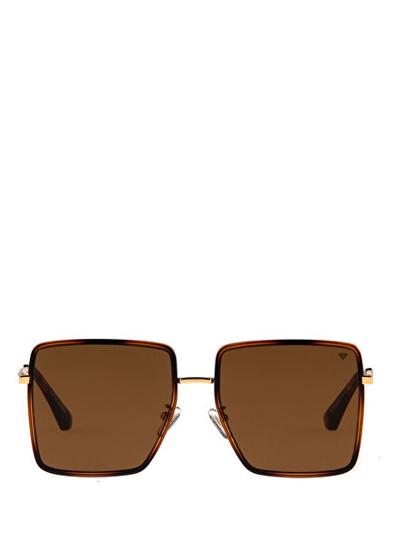 BC 1244 C 3 Havana Altın Rengi Metal Kadın Güneş Gözlüğü