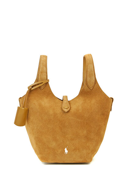 Caramel Women's Suede Shopping Bag