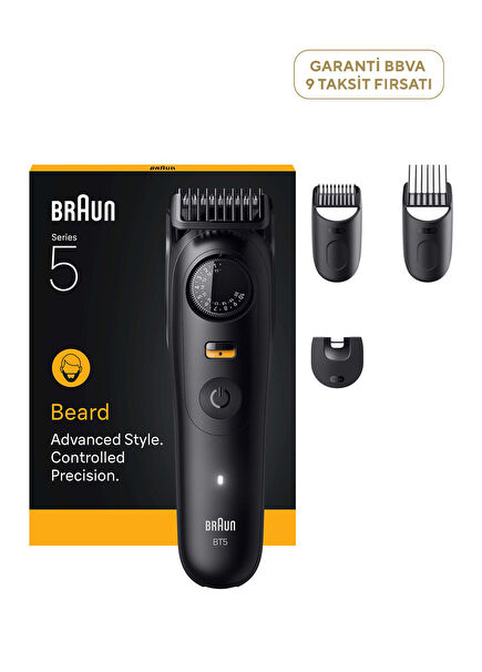 Series 5 BT5520 + 4 Aksesuar Sakal Düzeltici Tıraş Makinesi