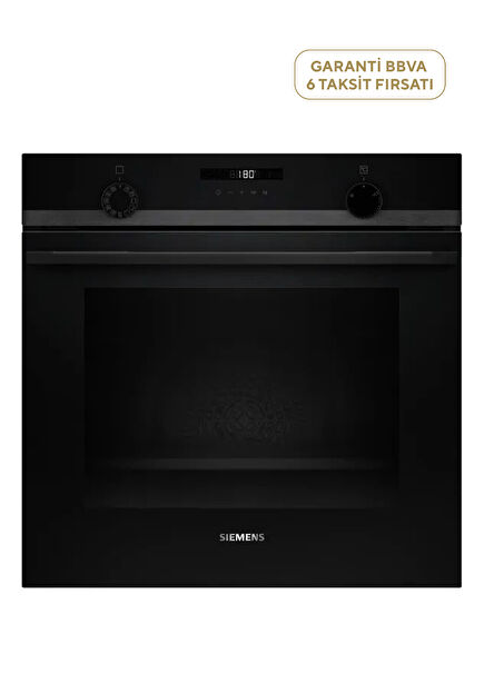 HU736AEG0T iQ300 DarkSteel Line Buhar Destekli Ankastre Fırın 60 x 60 cm 