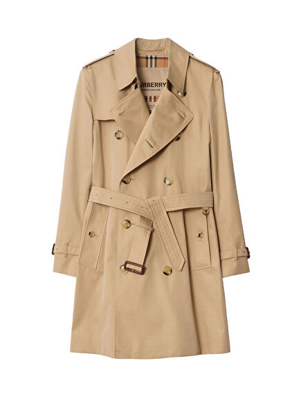Mid-Length Kensington Heritage Beige Men's Trench Coat
