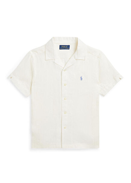 White Children's Linen Shirt