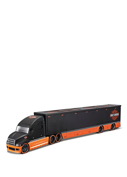 Harley Davidson 1:64 Model 1 Oyuncak Taşıyıcı Tır