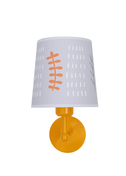 Bird of Life Gri Çocuk Odası Aplik Başlığı