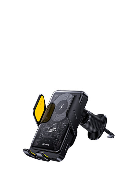 Superauto Araç İçi Şarjı Siyah Hızlı Şarj Aleti 15 W 