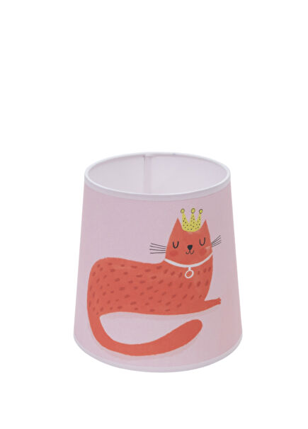 Kitty of Queens Pembe Çocuk Odası Masa Lambası Başlığı