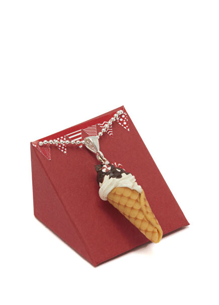 Yılbaşı Dondurma Kız Çocuk Kolye