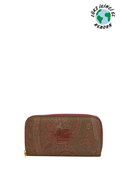 Etro Paisley Leather Cüzdan