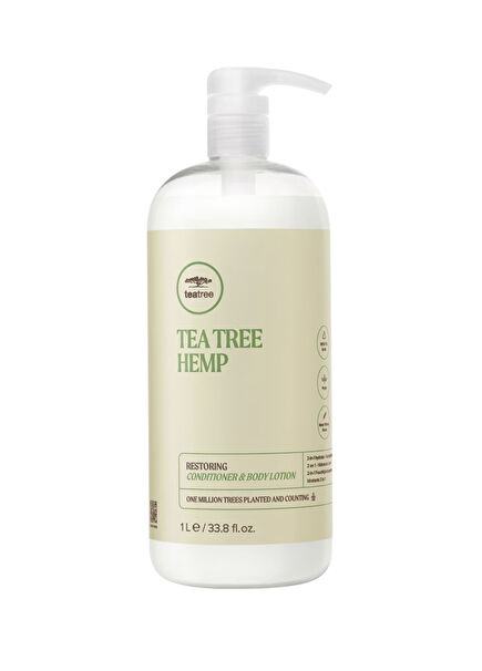 Paul Mitchell Tea Tree Hemp Restoring Onarıcı Saç Kremi ve Vücut Losyonu 1000 ml