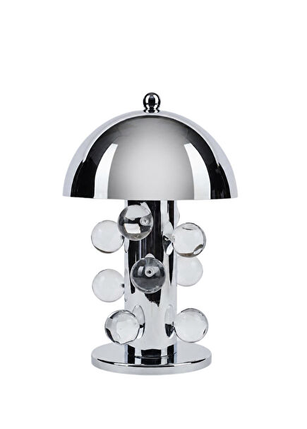 Sedef Çalkan Collection Mini Chrome Bonbon Rechargeable Desk Lamp