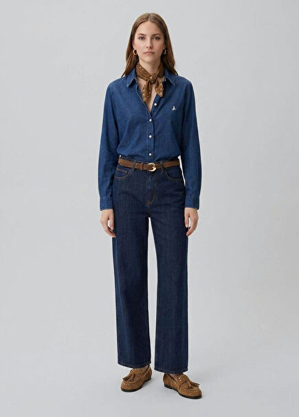 Indigo Palazzo Jean Pantolon
