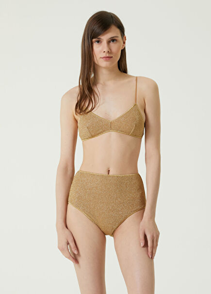 Gold Sim Dokulu Bikini Takımı