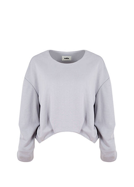Light Blue Oversize Women's Sweatshirt