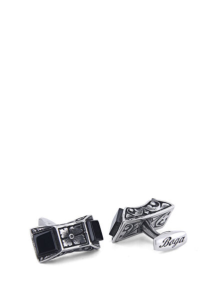 Mentor Silver Cufflink