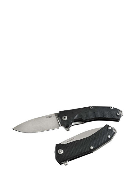 KUR G10 Black Handle Pocket Knife
