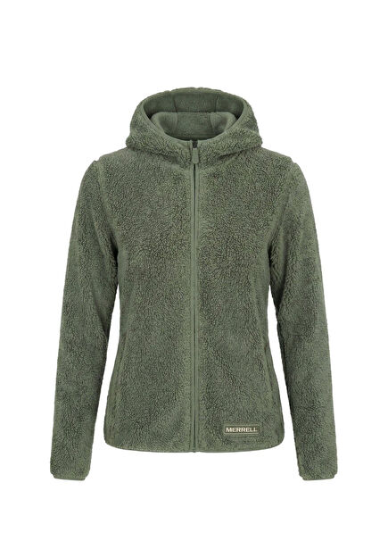 Jyade W Yeşil Kapüşonlu Kadın Spor Mont