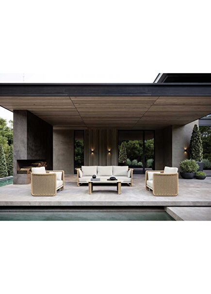 Pia Beige Living Room Set