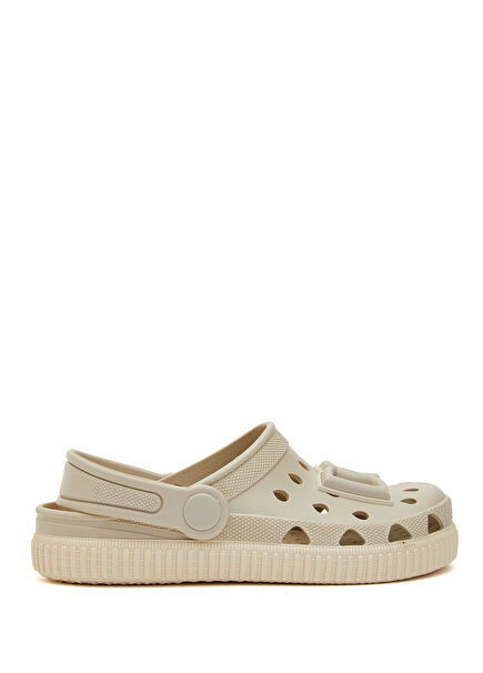 Beige Boys Slippers
