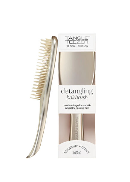 The Ultimate Detangler Chrome Champagne Gold Hairbrush