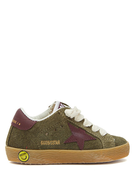 Superstar Khaki Kids Suede Sneakers