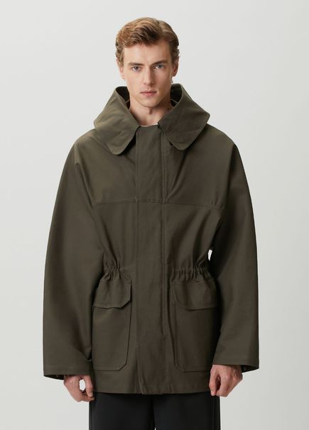 Brown Hooded Parka