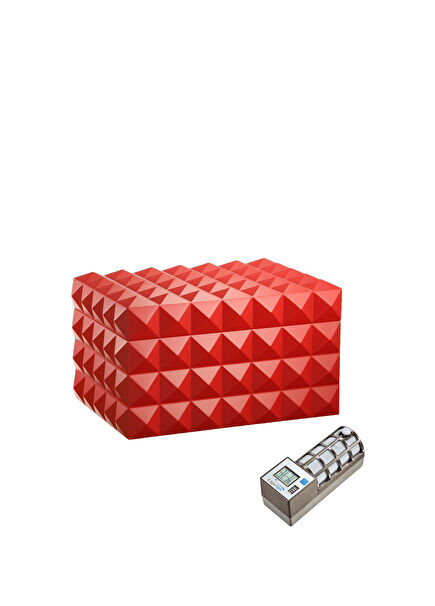 Grand Quasar CigarSpa Electronic Humidity Red 120's Cigar Box