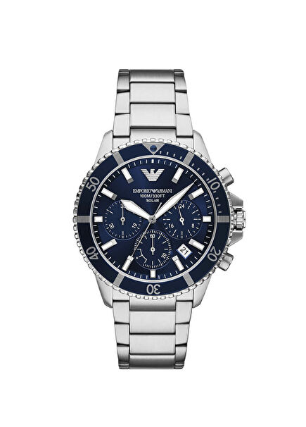 AR11681 Metalik Gri Çelik Unisex Kol Saati