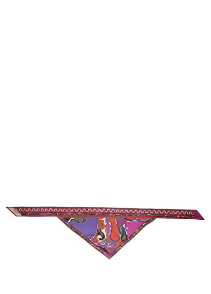 Multicolored Women's Silk Scarf