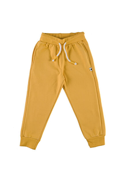 Sarı Unisex Çocuk Jogger Pantolon 