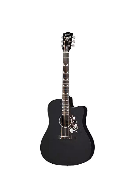 Dave Mustaine Songwriter Ebony Elektro Akustik Gitar 