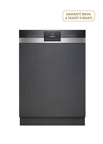 SN53ES63MT iQ300 6 Program 14-Person Semi-Built-in Dishwasher