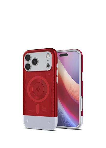 iPhone 17 Pro Classic C1 Hava Kanalı Teknolojisi™ A MagFit iMac Tasarım Kapaklı Ruby MagSafe Uyumlu Telefon Kılıfı