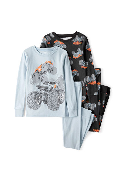 Yeşil Erkek Çocuk Pijama Set