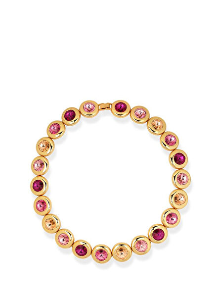 Dome Rose Pink Necklace