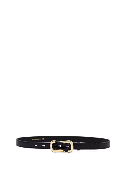 Siyah Kadın Deri Kemer