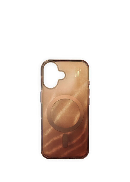 Iphone 16 Glitter Glow Mocha Mousse Magsafe Compatible Phone Case