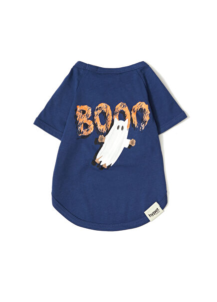 Boo Tee Pamuklu Lacivert Köpek T-Shirt