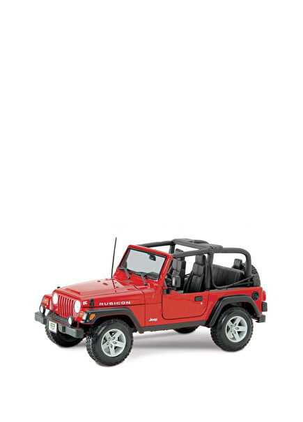 Jeep Wrangler Rubicon 1/18 Red Model Car