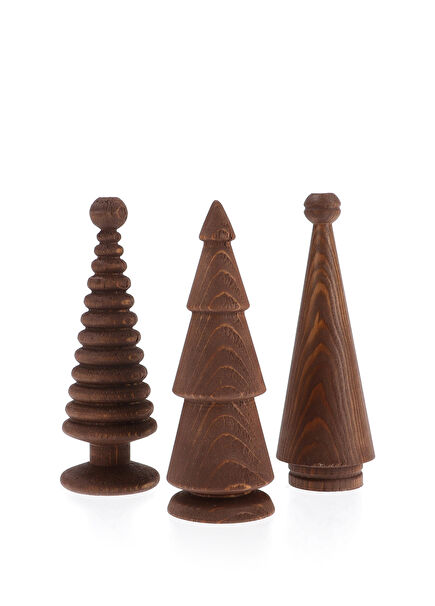 Decorative Wooden Christmas Tree Set